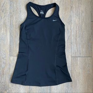 Nike - Women’s - Black Workout Tank with Gray Logo - Size Small